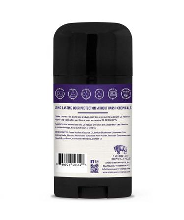 All Natural Aluminum Free Men's Deodorant - Lavender - Long-Lasting & Cruelty-Free - Made in USA - Buy Online on SooperMarket.com
