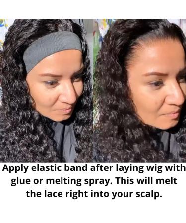 Welfare Products Elastic Hair Bands for Lace Frontal Melt - 5 PCS Wig Bands for Keeping Wigs in Place | Wig Edge Control Elastic Bands - Buy Online on SooperMarket.com