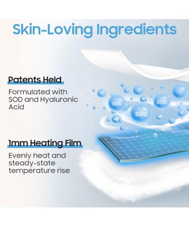 ZOESMIEN Steam Eye Mask 16 Packs for Dry Eyes, Dark Circles, and Puffiness - Self Heating, Stress Relief, Unscented - Buy Online on SooperMarket.com