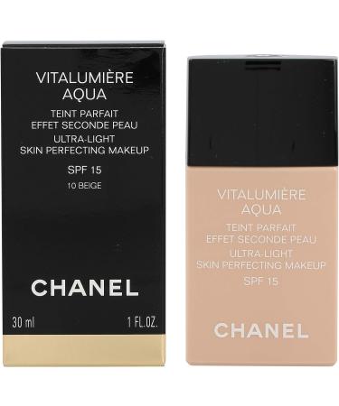 Chanel Vitalumiere Aqua Ultra Light Skin Perfecting Makeup SPF15 - 10 Beige 30ml - Buy Online on SooperMarket.com