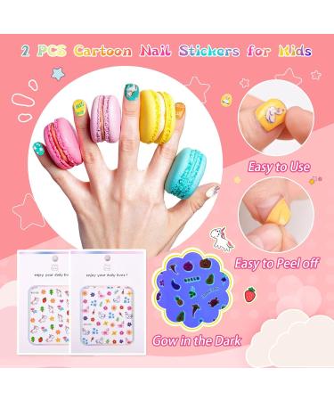 Non-Toxic Children's Nail Polish Set - 12 Colors Peel-Off & Quick Drying - Perfect Birthday Gift for Girls Age 3+ - Buy Online on SooperMarket.com