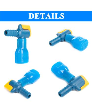 TXSN Hydration Bladder Bite Valve Replacement - Pack of 2 Nozzle Valve with ON-Off Switch - Buy Online on SooperMarket.com