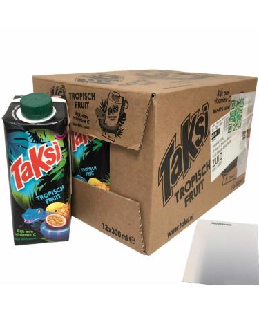 Taxi Tropical Fruit Tasty Exciting! (12x300ml pack) + usy block