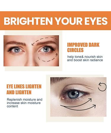 Vitamin C Eye Cream Stick Glow Eye Stick Eye Cream for Dark Circles and Puffy Eyes Under Eye Cream for Women/Men Eye Cream Anti Aging Eye Balm Stick Cooling & Hydrating Skincare 1 - Buy Online on SooperMarket.com
