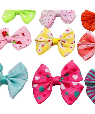 20pcs Dog Hair Bows with Alligator Clips for Small to Medium Dogs - Grooming Accessories for Cats, Puppies, and Yorkshire Terriers - Buy Online on SooperMarket.com