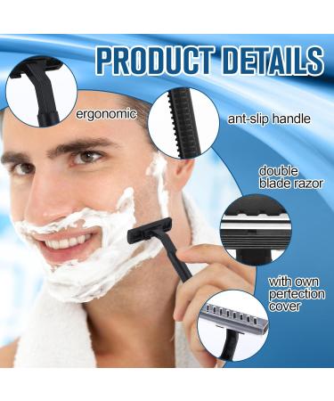 Lasnten 400 Pcs Disposable Razors - Twin Blade Individually Wrapped Stainless Steel Shaving Razors for Men & Women - Ideal for Hotels Shelters & Nursing Homes - Buy Online on SooperMarket.com