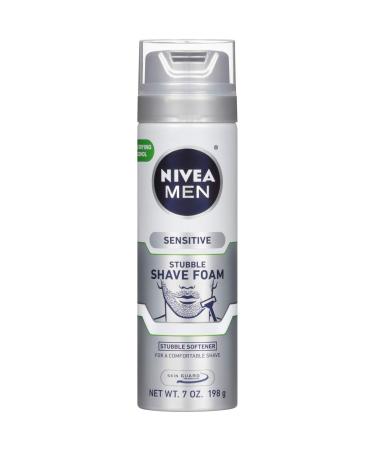 Nivea Men Sensitive Skin & Stubble Shave Foam - Beard Softener For Men - 7 Fl Oz. Can
