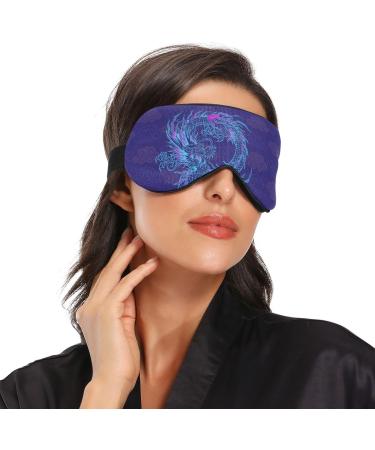 Haskirky Breathable Light Blocking Eye Mask for Deep Sleep - Adjustable Adult Men and Women Travel and Meditation Comfort - Purple - Buy Online on SooperMarket.com