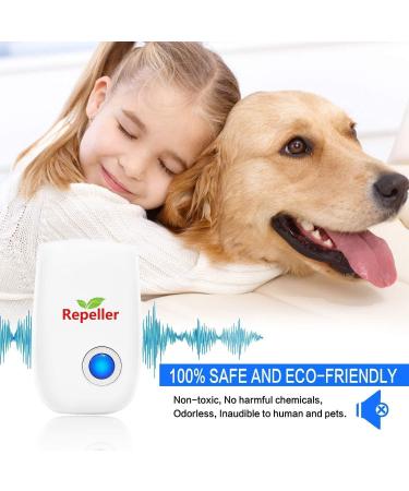 Indoor Ultrasonic Pest Repeller - Electronic Plug-in Control for Roach, Rodent, Mouse, Bugs, Mosquito, Mice, Spider - 4 Pack - Buy Online on SooperMarket.com
