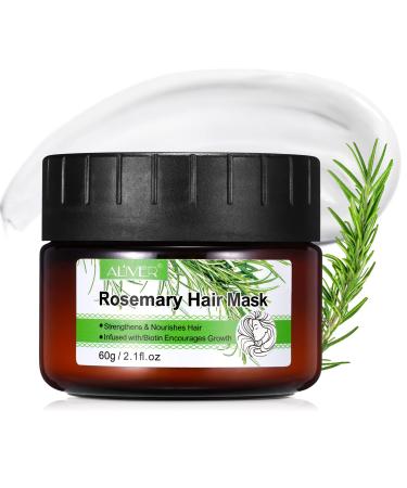 Rosemary Hair Mask Hair Treatment with Rosemary Oil for Dry Damaged hair Repair & Renew Instant Restoration Formula for Damaged & Thinning Hair