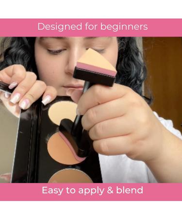Contouring & Highlighting Make-up Stamp | Perfect Contour Tool for Powder, Liquid, & Cream | Contour Applicator for Flawless Results - Buy Online on SooperMarket.com