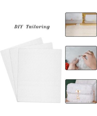 10PCS Mesh Plastic Canvas Sheets for Embroidery Crafting - 21x13.1 Inch - Acrylic Yarn and Knit Projects - Buy Online on SooperMarket.com
