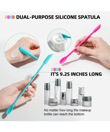 JPNK Airless Pump Jars Set - Travel Containers with Silicone Spatula for Cosmetics - 0.5oz, 1oz, 1.7oz - Buy Online on SooperMarket.com