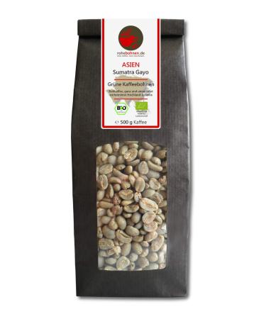 Organic Green Coffee Beans Sumatra Gayo (Highland raw Coffee Beans 500g) coffee 500g
