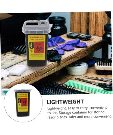 Beavorty 10 STK Klinge Storage Box | Disposable Container for Used Razor Blades & Broken Blades | Safe Plastic Lip & Mussel Shell Design - Buy Online on SooperMarket.com