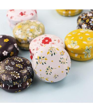 Rarapop 12 Pack Round Empty Tin Candle Jars - 20ml Refillable Travel Tins for Candle, Lip Balm, Salve, Eye Shadow & Powder - Buy Online on SooperMarket.com
