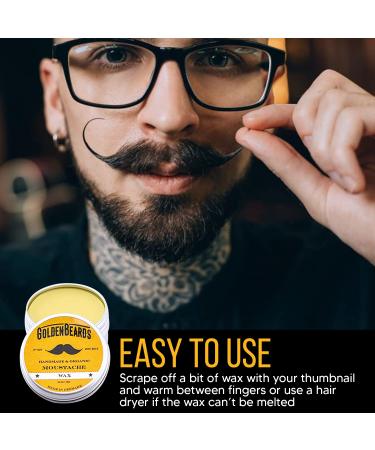 Moustache Wax & Folding Comb Kit - Best Price for Superior Moustache Care - Buy Online on SooperMarket.com