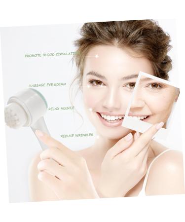 FOMIYES 1pc Manual Facial Brush Face Cleaning Brush Facial Brush Skin Cleansing Facial Cleaning Pores Green medium - Buy Online on SooperMarket.com