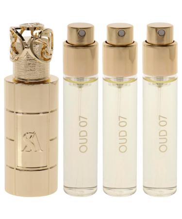 Swiss Arabian Oud 07 Giftset - Arabian Perfumes for Women and Men - Long Lasting Perfume - Floral Spicy Vanilla Perfume - 3 Bottles with Case - 4 pc - Buy Online on SooperMarket.com