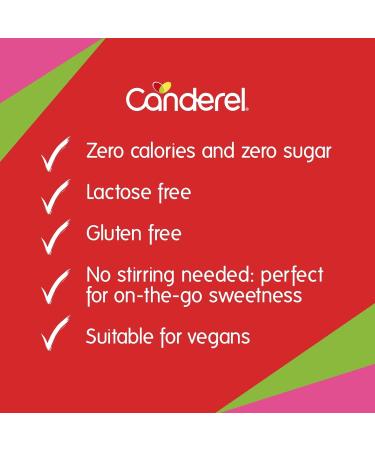 Canderel On The Go Liquid Sweetener 6 x 55 ml | Zero Sugar and Zero Calories | 500 Servings | (6 Pack) - Buy Online on SooperMarket.com