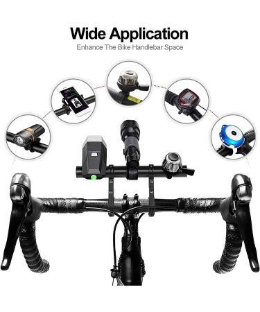 Bike Bicycle Double Handlebars Extender | Aluminum Alloy | 20CM Extension | Bike Mount Accessories - Buy Online on SooperMarket.com