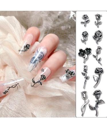 Nail Art Decoration Tips Ornament Metal Alloy Nail Art Decals Pendant Manicure Accessories Eye Catching For Girls Nail Art Accessories Decoration Decals Craft Supplies Jewelry For Girls Crystal B - Buy Online on SooperMarket.com