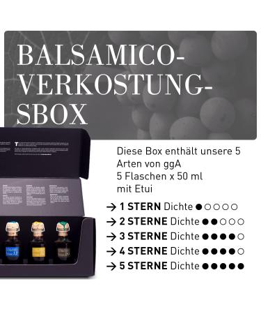 La Secchia Tasting Box - 5 Handmade Balsamic Vinegars from Modena GGA | Traditional IGP Italian Vinegars | 50ml Bottles - Buy Online on SooperMarket.com