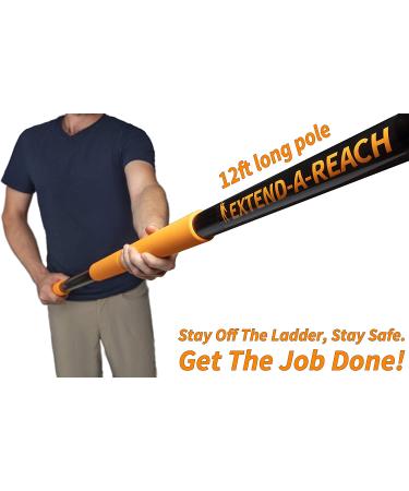 20ft High Reach Duster Kit with 5-12ft Extension Pole | Ultimate Cleaning Kit for High Ceilings, Fans & Cobwebs - Buy Online on SooperMarket.com