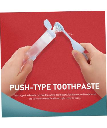 3ST Portable Travel Toothbrush Set - Merlan Ortho Mini Toothbrush & Toothpaste for Home & Travel (1 Pack Blue) - Buy Online on SooperMarket.com