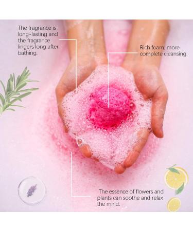 Natural Bath Balls - Small Shower Bombs - Natural Bubble Bath Balls for Relaxation Moisturizing Suitable for Women Kids and Men - Buy Online on SooperMarket.com