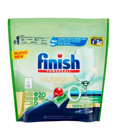 Finish Tabs Dry Cleaner 0% 20 Pieces