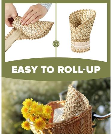 Women's Hand-Woven Straw Sun Visors - Stylish Beach Hats for Sun Protection - Buy Online on SooperMarket.com