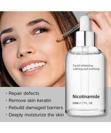 Tongyend Niacinamide Face Serums Niacinamide Serum Pore Minimizer & Brightening Facial Essence With Hyaluronic Acid Moisturiser For Acne Scar Lightening Skin Rehydration Pore Refinement and Soothing - Buy Online on SooperMarket.com