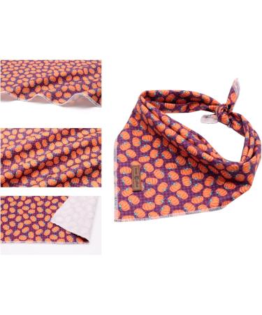 Lionet Paws Halloween Dog Bandana - Triangular Scarf for Small Medium & Large Dogs - Pumpkin Design (Pack of 1) - Buy Online on SooperMarket.com