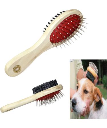 Tech Traders DOUBLE SIDED PET GROOMING BRUSH GROOMER PET CAT DOG HAIR FUR BRUSH COMB TIDY-LARGE - Buy Online on SooperMarket.com