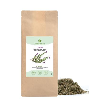 Dried thyme (500g 1.1lb) rubbed thyme 100% pure and natural for preparing spice mixtures and thyme tea 500 GR