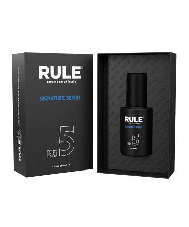 RULE Vitamin C Face Serum for Men - Anti-Aging Serum with Hyaluronic Acid Caviar & Niacinamide - Brightens Skin Reduces Fine Lines & Dark Spots - 1 Fl Oz - Buy Online on SooperMarket.com