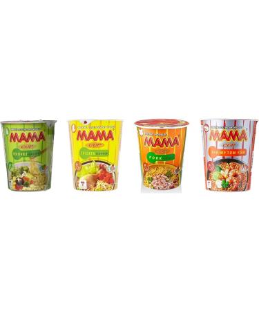 CNMART Mama Instant Noodle Cups - 6 Assorted Flavours Oriental Style Pack of 6 - Buy Online on SooperMarket.com
