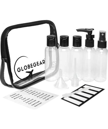 TSA Approved Travel Bottles & Toiletry Bag Set for Airplane - Vacation & Cruise Essentials (Model GG2) - Buy Online on SooperMarket.com