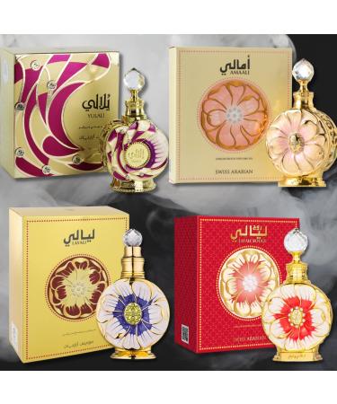 Amazing Collection Layali Yulali Amaali & Layali Rouge concentrated perfume oils 15ML (0.5Oz). (AMAZING COLLECTION) AMAZING COLLECTION 0.5 Fl Oz (Pack of 1) - Buy Online on SooperMarket.com