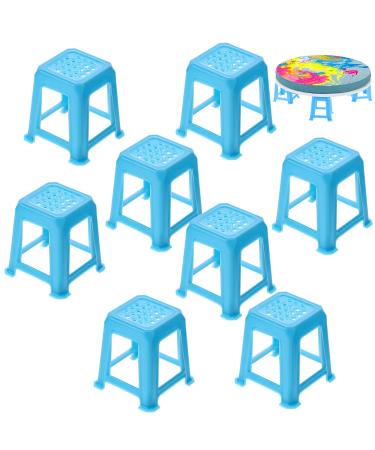 8 Pieces Canvas Stands Paint Stands for Painting Mini Canvas Feet Risers Canvas Support Stands for Fluid Acrylic Pouring Paint Supplies (Blue)