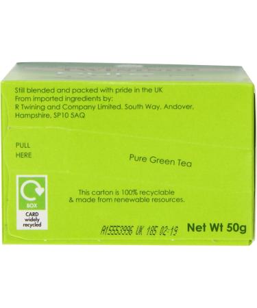 Twinings Pure Green Tea 20 Teabags (Pack of 8 Total 160 Teabags) - Buy Online on SooperMarket.com