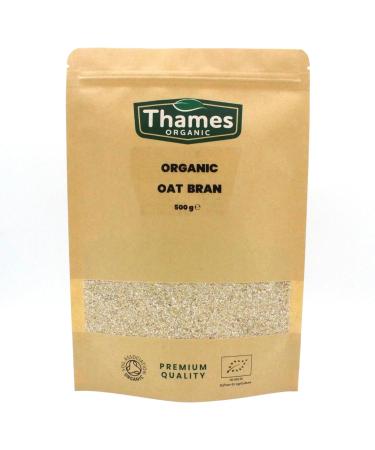 Thames Organic Oat Bran - GMO-Free Vegan Cooking & Baking Ingredient - 500g 1 Count - Buy Online on SooperMarket.com