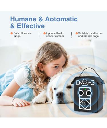 Anti Barking Device 55Ft Auto Dog Barking Deterrent Devices 3 Sensitivities Stop Dog Barking Device Ultrasonic Anti Dog Barking Pet Gentle Anti Barking Device for Small Large Dogs Indoor Outdoor Black#0413rtw - Buy Online on SooperMarket.com