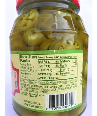 Mezzetta Jalapeno Peppers Deli Sliced Tamed 32 fl Oz - Kosher Spicy - Pack of 2 - Buy Online on SooperMarket.com