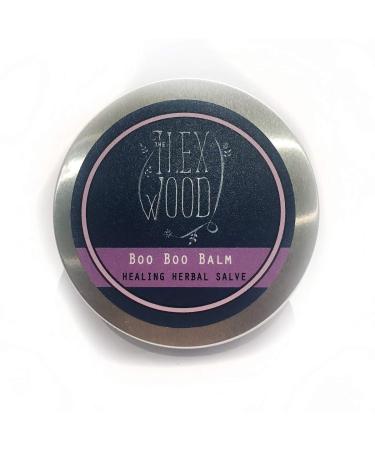 The Ilex Wood - Vegan Herbal Soothing Salve 'Boo Boo Balm' - For skin irritation scrapes bites and stings. Palm oil free cruelty free plastic free handcrafted in the UK - 100ml - Buy Online on SooperMarket.com