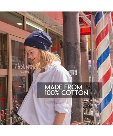 CHARM Summer Beanie - Slouchy Lightweight Chemo Cotton Hat in Dark Gray - Buy Online on SooperMarket.com