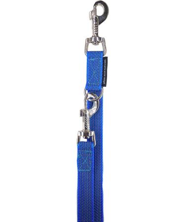 Premium Adjustable Dog Linen Leash for Medium & Large Dogs - 2.80m Light Blue | Durable & Stylish - Buy Online on SooperMarket.com