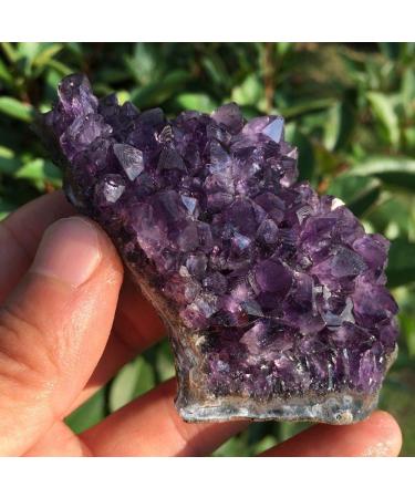 Natural Crystal Rough Natural Amethyst Quartz Crystal Cluster Specimen Healing 110-120g