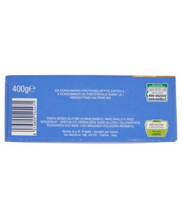 Buy Barilla Gluten Free Tortiglioni Pasta 400g - International Shipping Available - Buy Online on SooperMarket.com